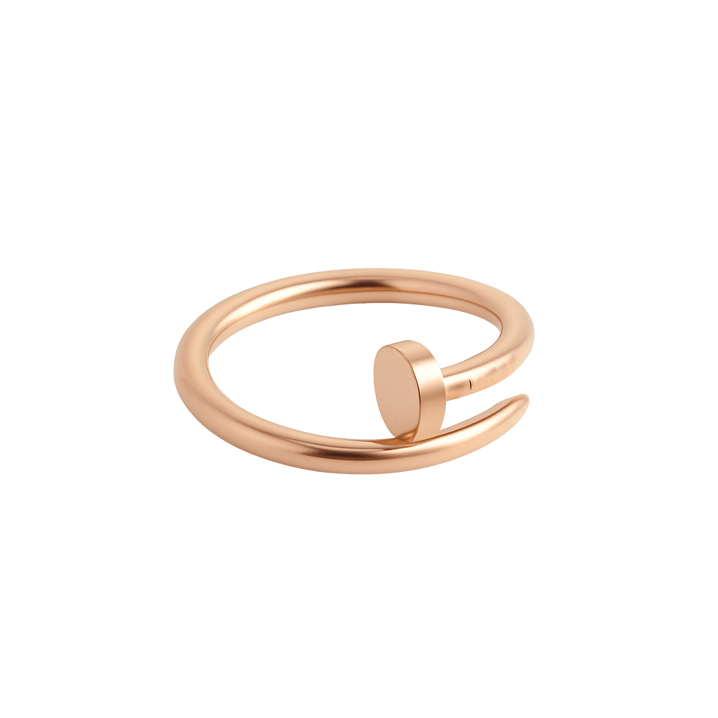18K Gold Nail Ring