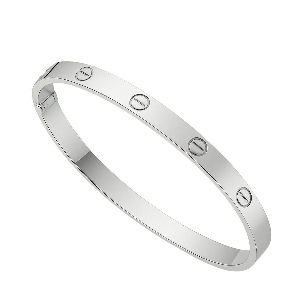 18K Gold Love Bangle